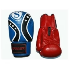 Перчатки бокс/ боксерские перчатки/ тренировочные перчатки SPRINTER FIGHT STAR . Размер-вес: 8 oz. Материал: качественная искусственная кожа flex. Цвет: красный, синий.